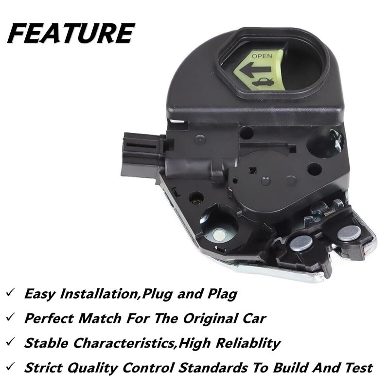 PMFCA TPower Trunk Lock Latch Compatible with 2013-2015 Honda Civic Replace ZC581SB - Image 4